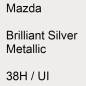 Preview: Mazda, Brilliant Silver Metallic, 38H / UI.